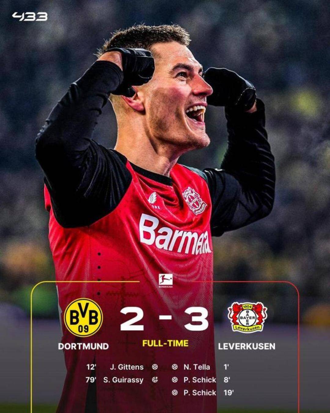 关于勒沃库森五连胜!客场击败弗赖堡,强势领跑的信息 关于勒沃库森五连胜!客场击败弗赖堡,强势领跑的信息